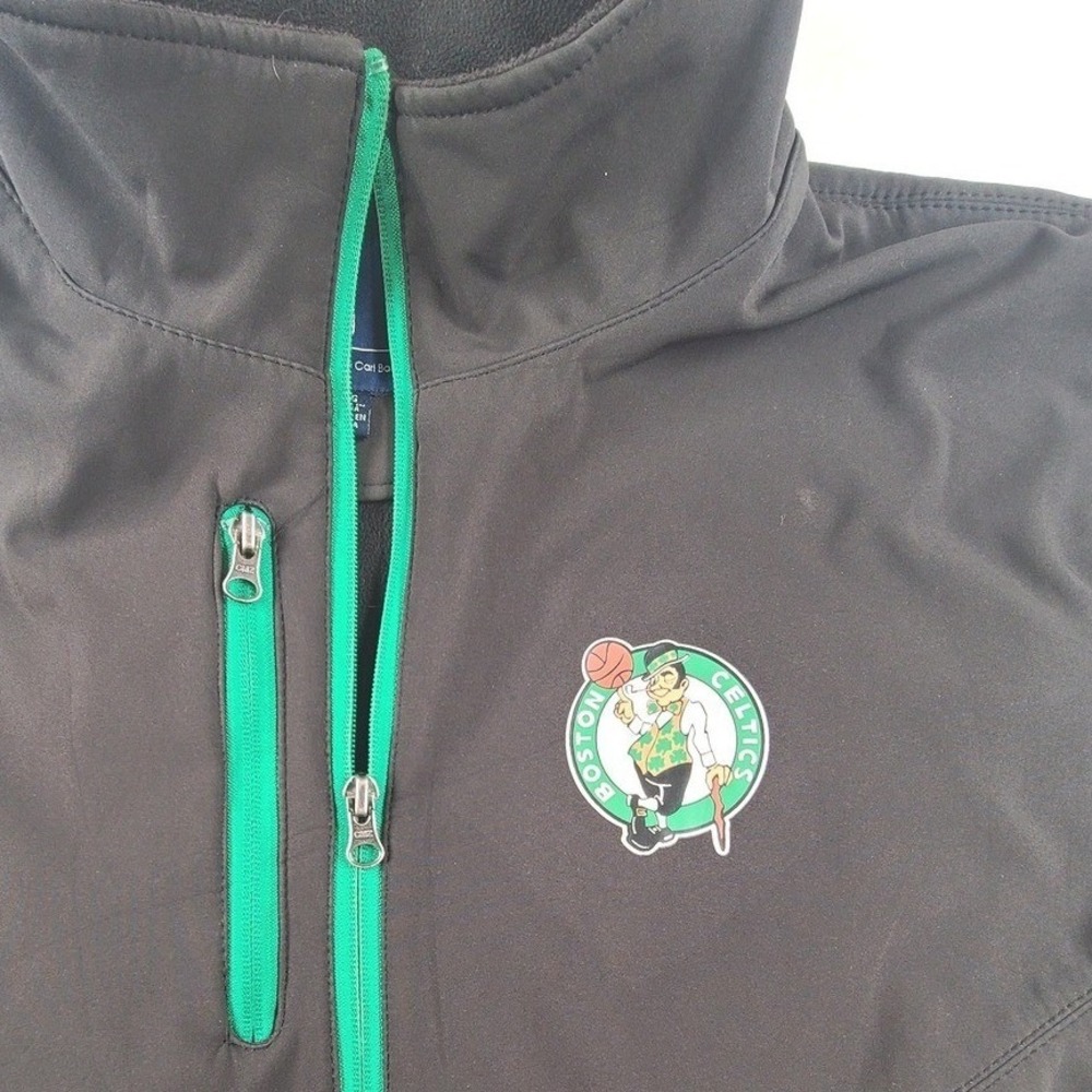 G-III Sports By Carl Banks Boston Celtics Jacket Mens Large Black Basketball NBA